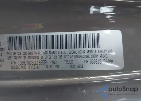 2020 Jeep Gladiator Sport S 4X4 from USA, damaged, VIN 1C6HJTAG3LL192554